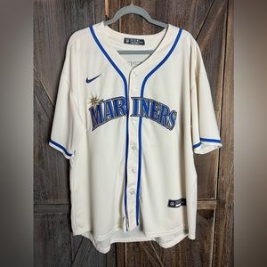Men’s Seattle Mariners Ken Griffey Jr. Nike White Player Jersey Size 3XL